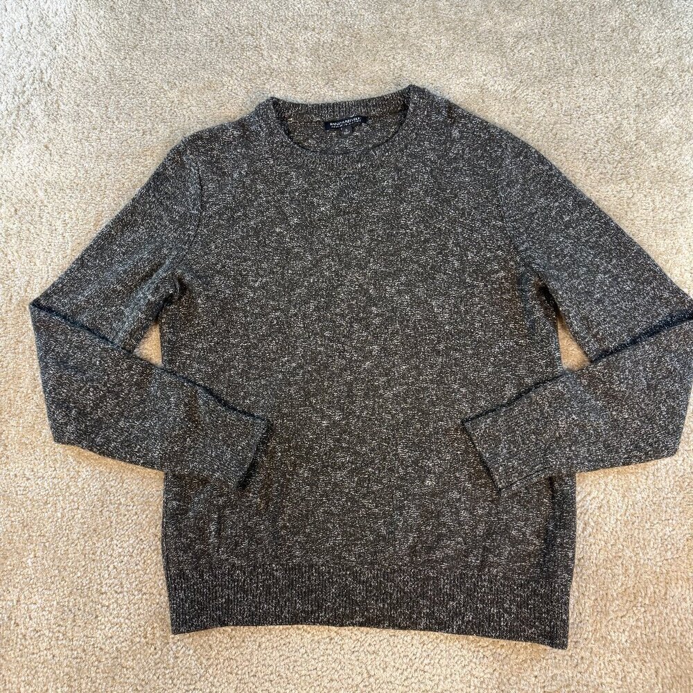 Banana Republic Womens Italian Yarn Sweater Size L  Crew Neck Wool Linen F494